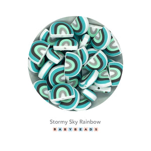 Silicone Beads - Rainbow.